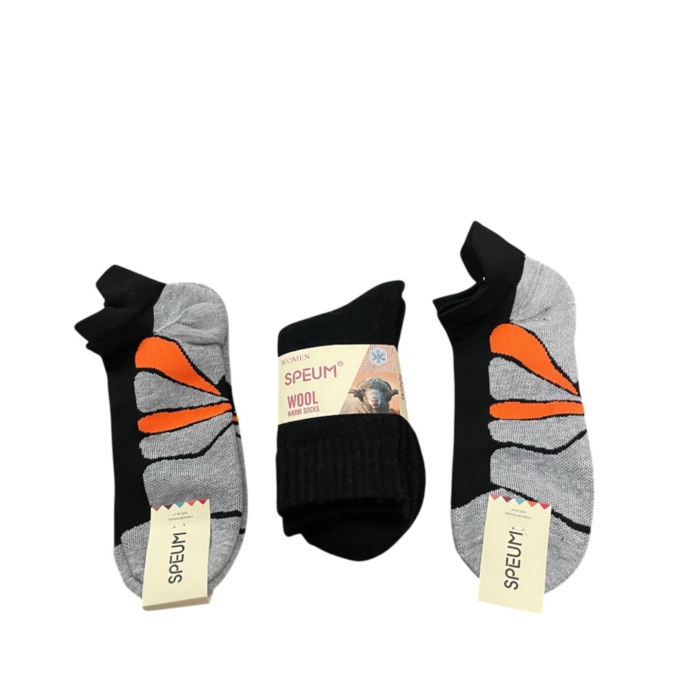 SPEUM wool warm socks + athletic socks